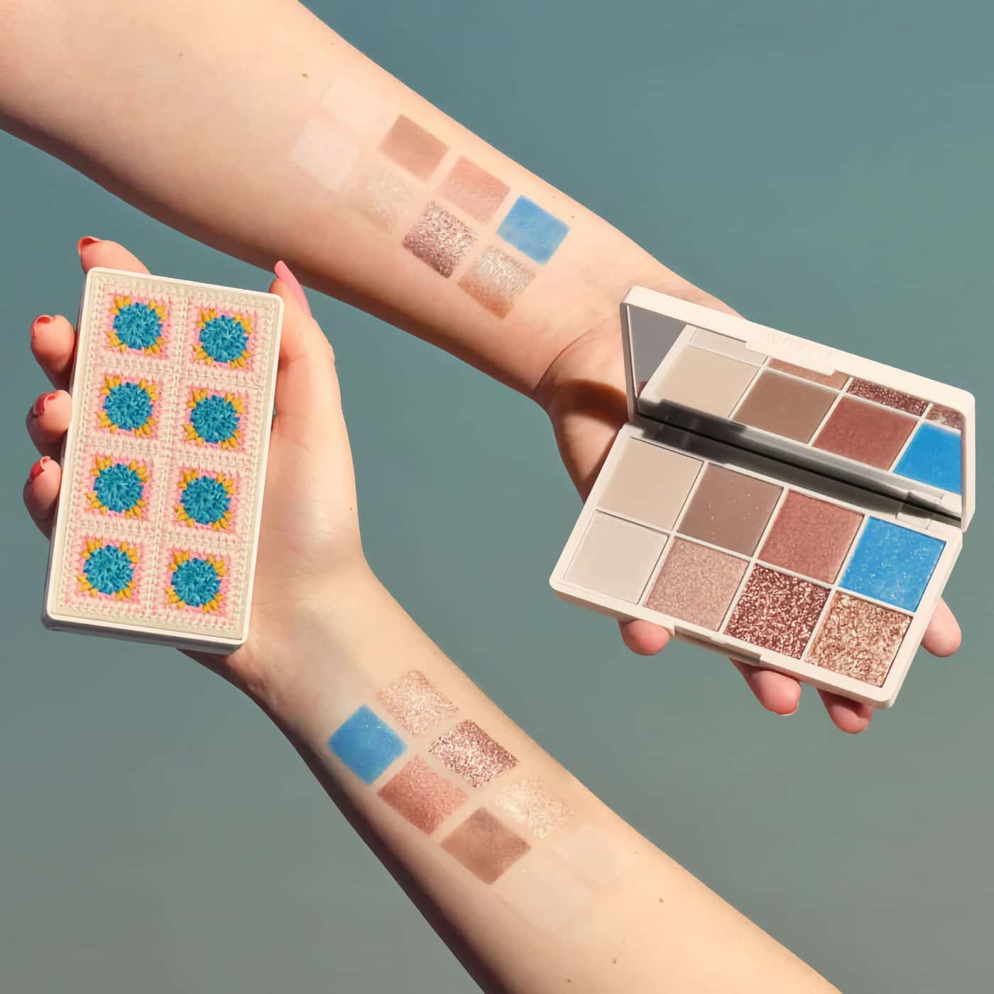 Artdeco Eyelights Palette Look of the Season | 8 eyeshadow shades | Matte | Shimmer | Blue | Rose tones