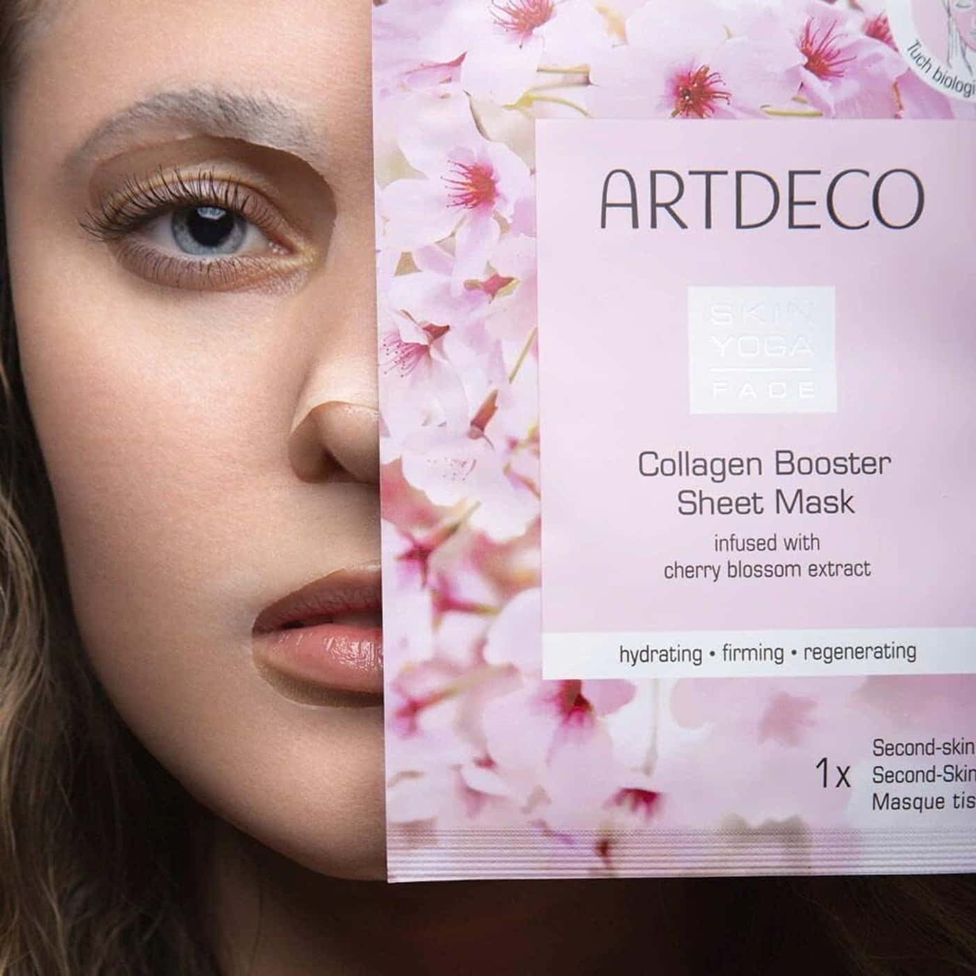 Artdeco Collagen Booster Sheet Mask hydrating collagen face sheet mask with hyaluronic acid