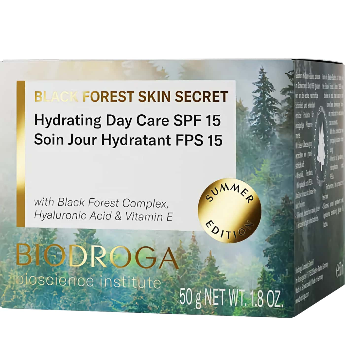 Biodroga Black Forest Skin Secret Hydrating Day Care SPF 15 - Moisturizer with SPF for optimal skincare