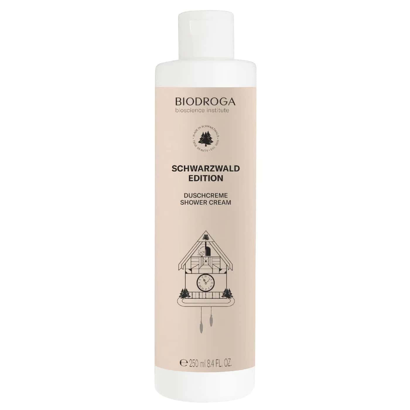 Biodroga Schwarzwald Edition Shower Cream | Gentle body wash with coconut oil and forest botanicals | Hydrating and soothing