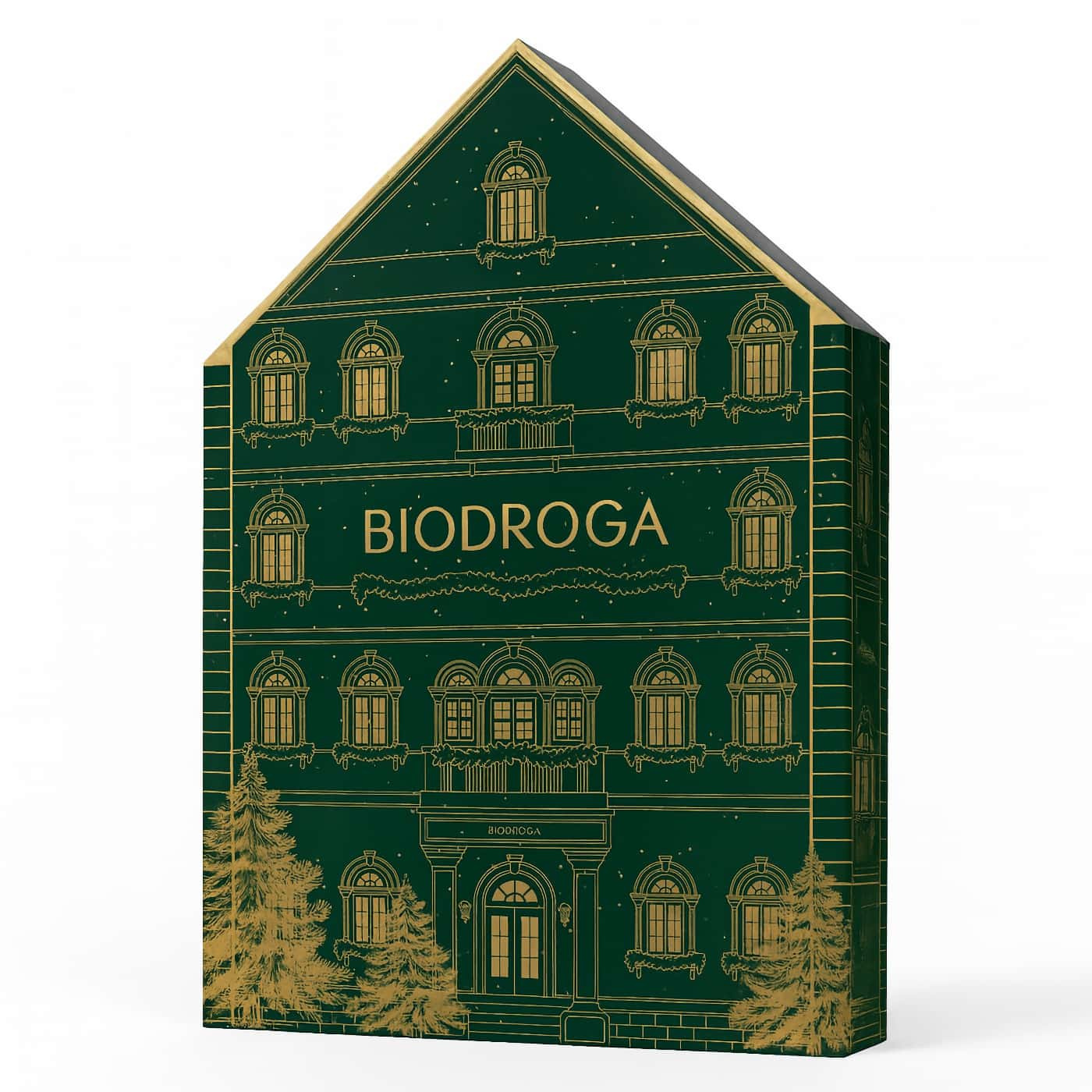 Biodroga Advent Calendar – 24-day skincare set with ampoules and mini creams in a winter-inspired gift box
