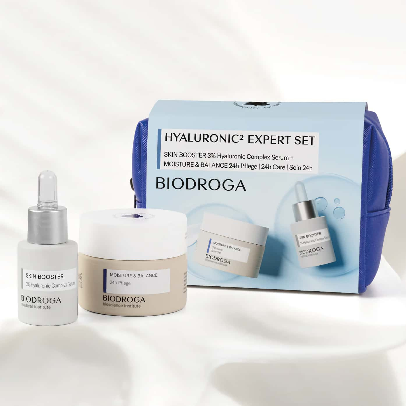 Biodroga Hyaluronic Expert Set - 24hr Moisture Cream & Hyaluronic Serum | Intense Hydration