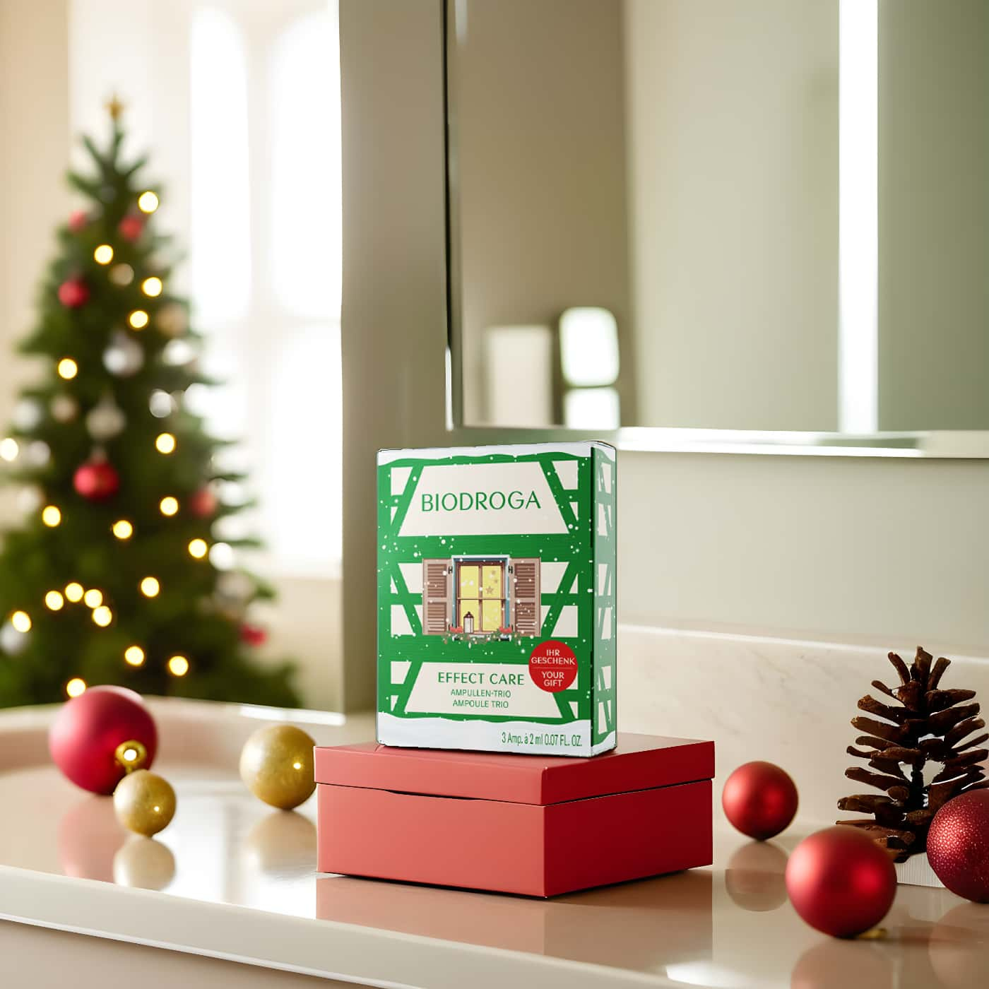 Biodroga Effect Care Ampoule Trio Set – Intense hydration, even skin tone, and improved elasticity for all skin types