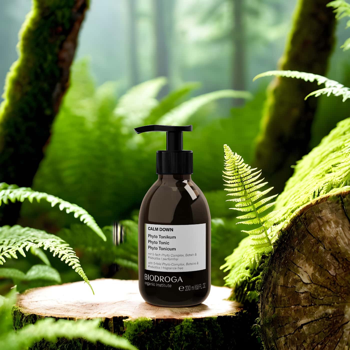 Biodroga Calm Down Phyto Tonic – Organic and vegan facial toner that soothes, balances, and strengthens the skin microbiome