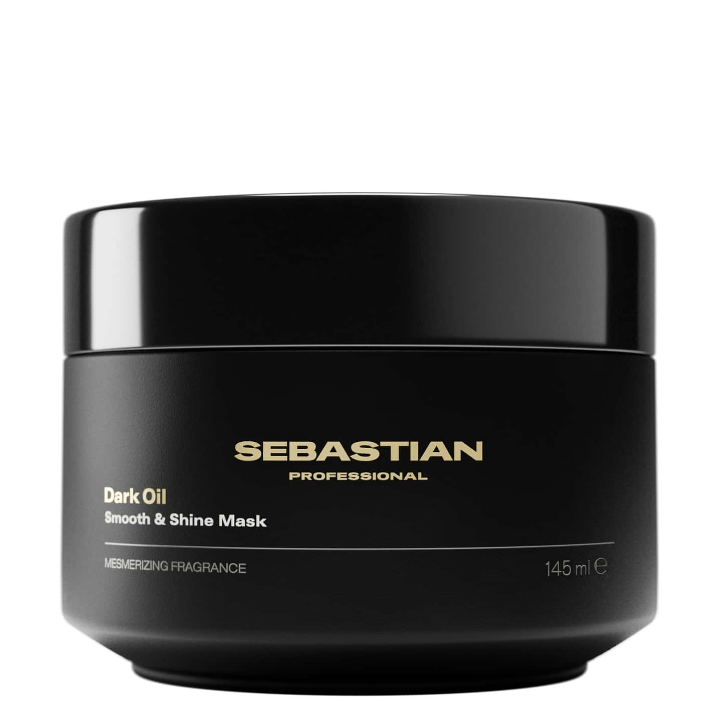 Sebastian Professional Dark Oil Smooth & Shine Mask 145 ml – intensive hair mask for softness, shine and easy detangling