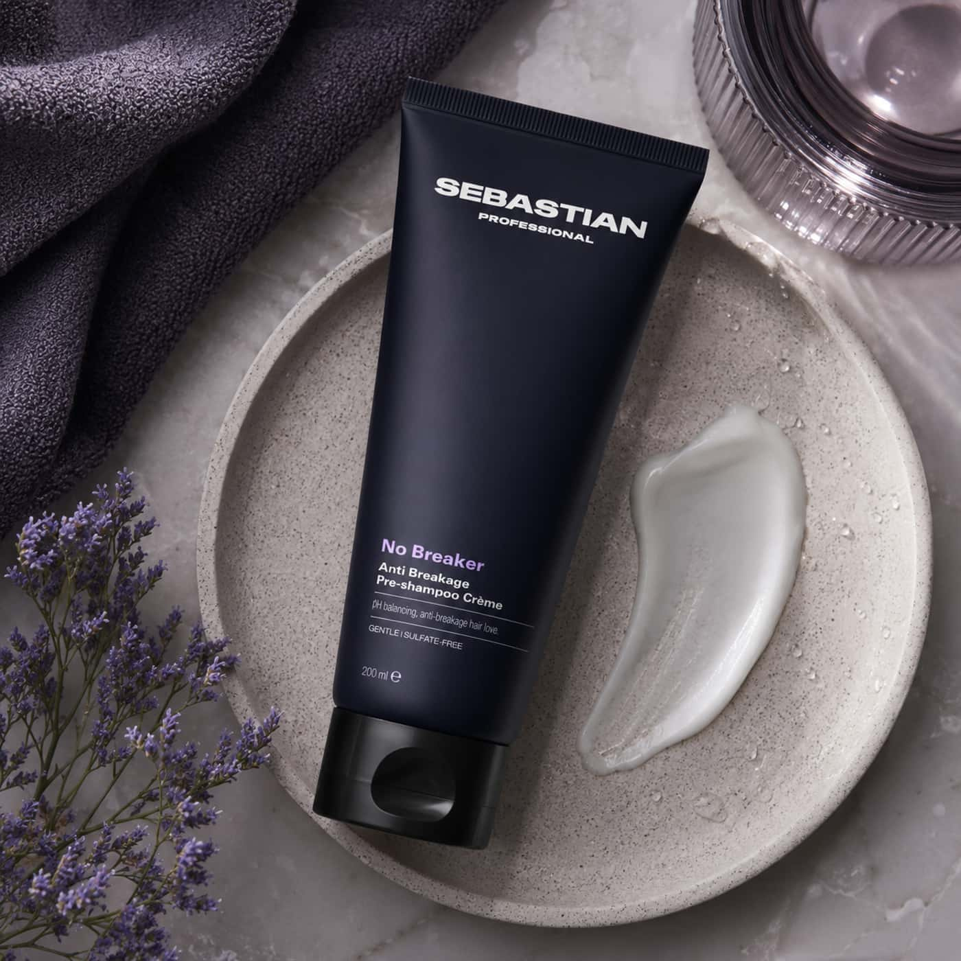 Sebastian Professional No Breaker Anti-Breakage Pre-Shampoo Creme for fragile, chemically treated hair