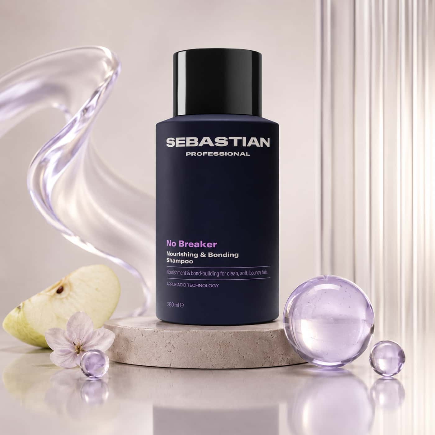 Sebastian Professional No Breaker Nourishing & Bonding Shampoo 280 ml for fragile, stressed and damaged hair