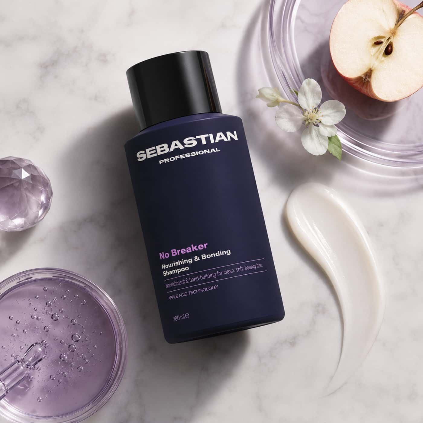 Sebastian Professional No Breaker Nourishing & Bonding Shampoo 280 ml for fragile, stressed and damaged hair
