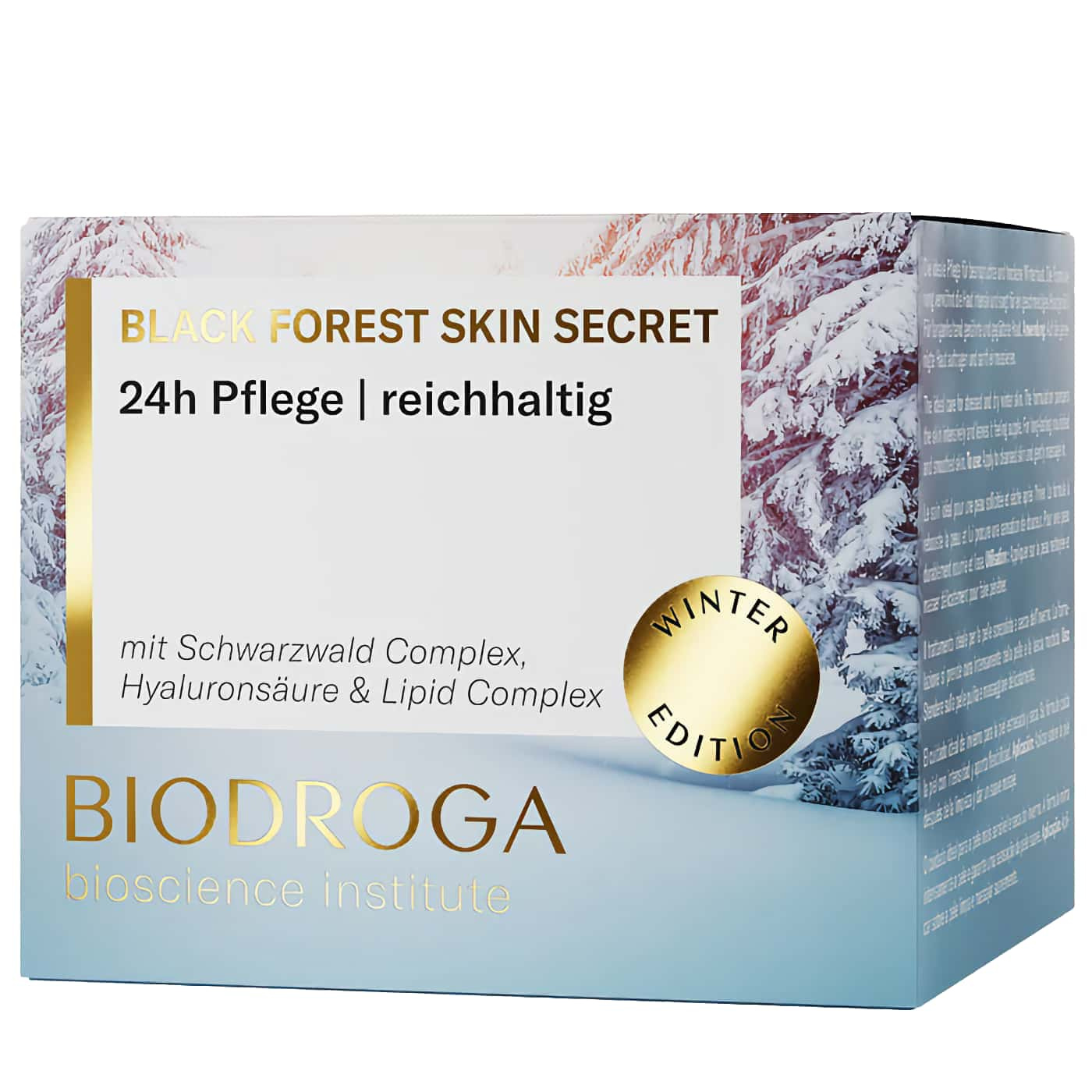 Biodroga Black Forest Skin Secret 24h Care | Rich – intense hydration and protection in cold and dry conditions