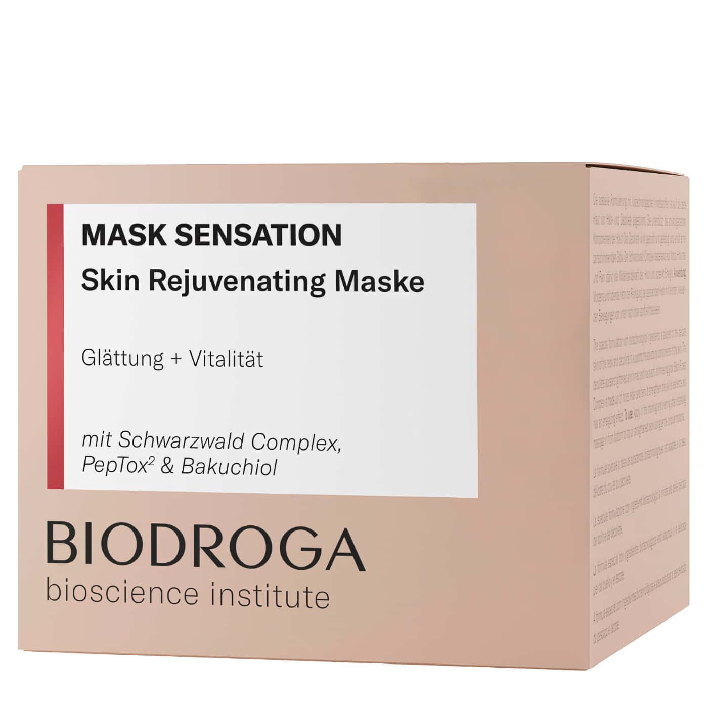 Biodroga Skin Rejuvenating Mask hydrating face mask for smoother skin and natural glow