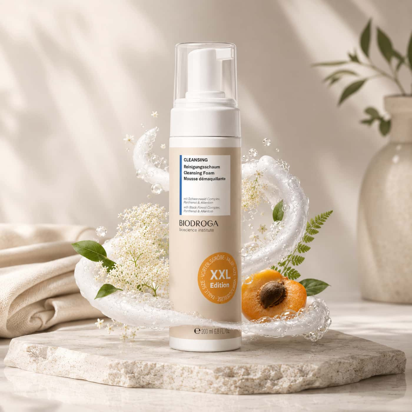 Biodroga Cleansing Foam XXL foaming facial cleanser for gentle daily face cleansing