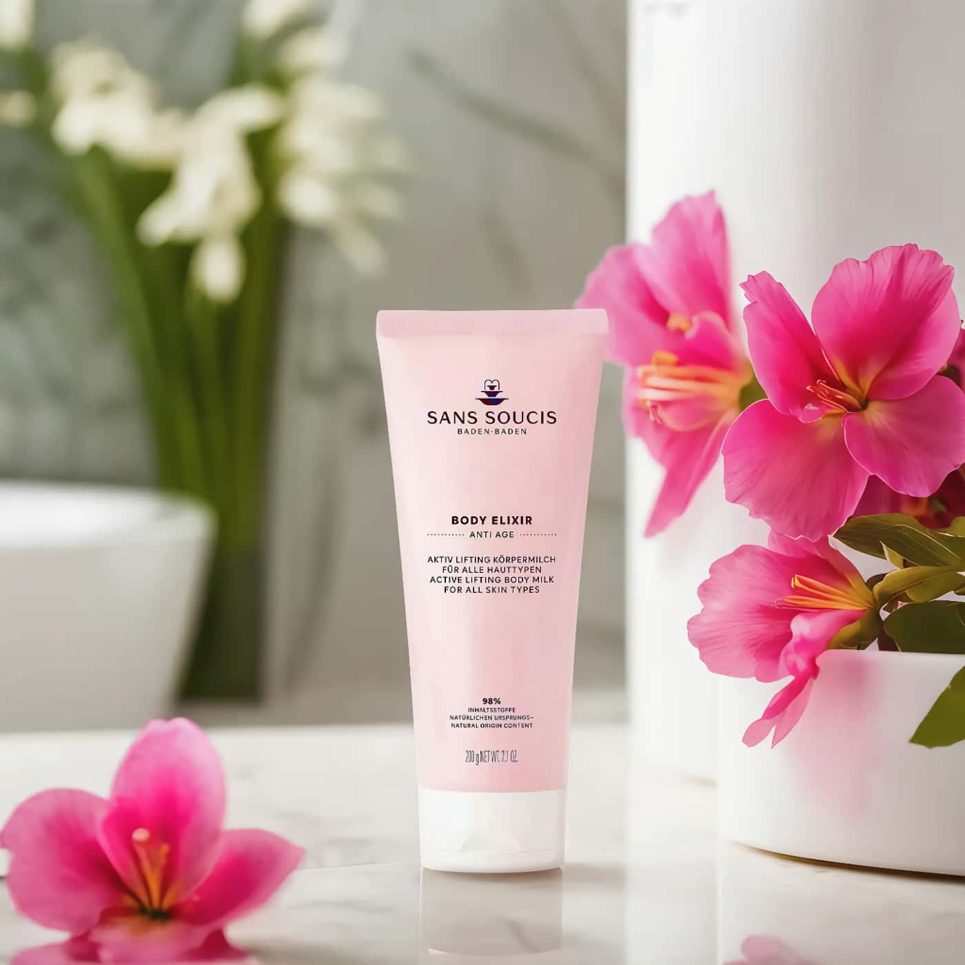 Sans Soucis Body Elixir Active Lifting Body Lotion - luxurious anti-aging body milk - collagen - hydrating - skin elasticity