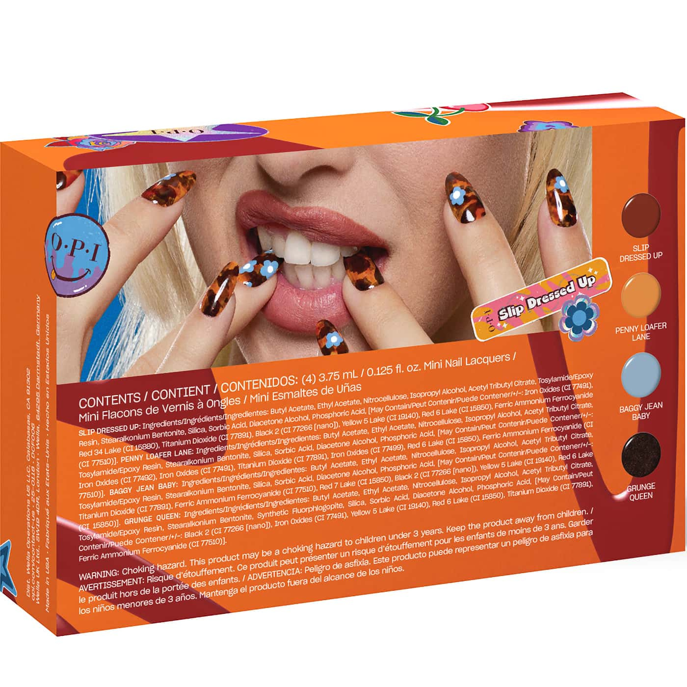 OPI What’s Your Mani-tude? 4-pack Mini nail polish | set with trendy shades for everyday, travel and gifting