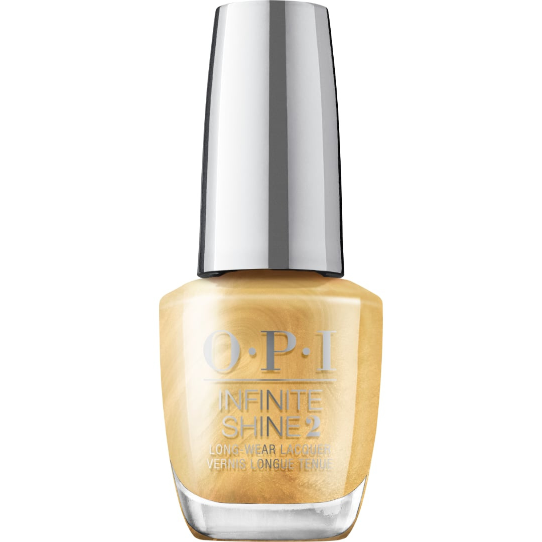 OPI Infinite Shine Shine Bright This Gold Sleighs Me