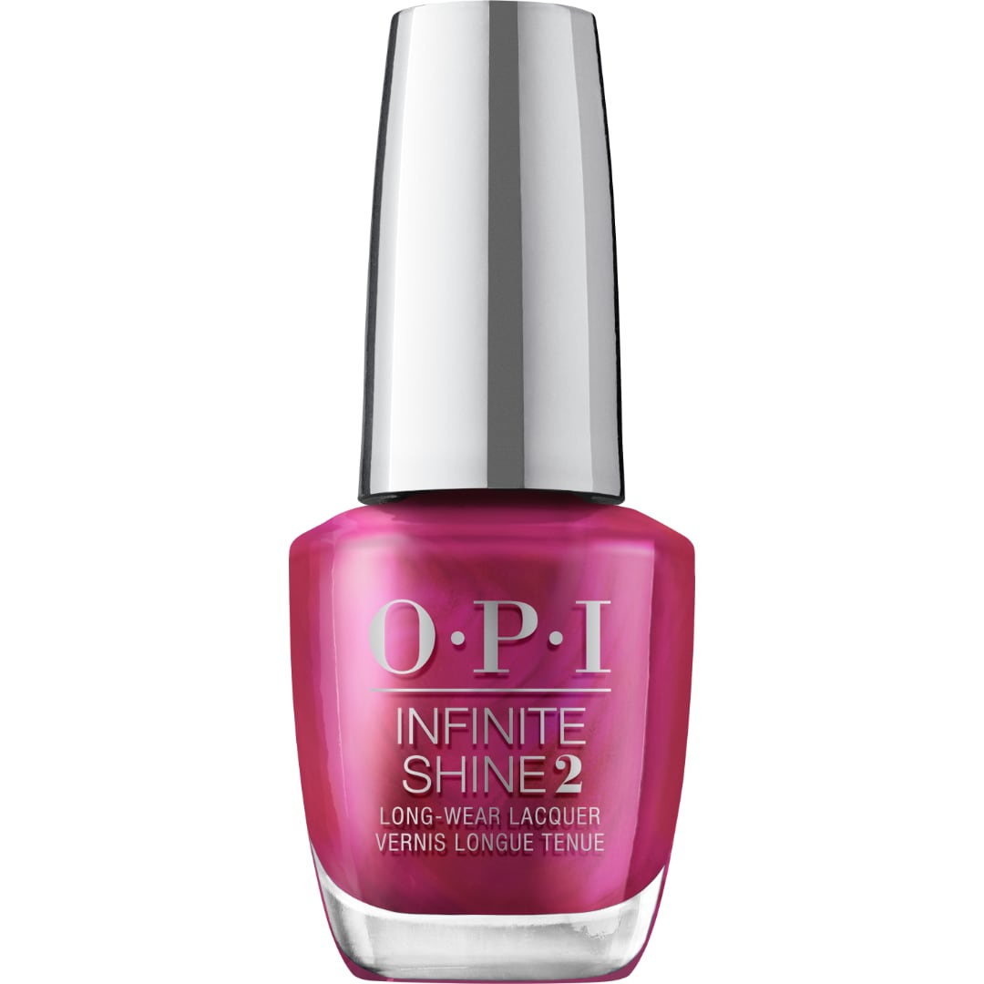 OPI Infinite Shine Shine Bright Merry in Cranberry