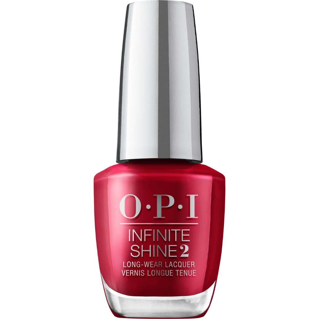 OPI Infinite Shine Shine Bright Red-y For the Holidays