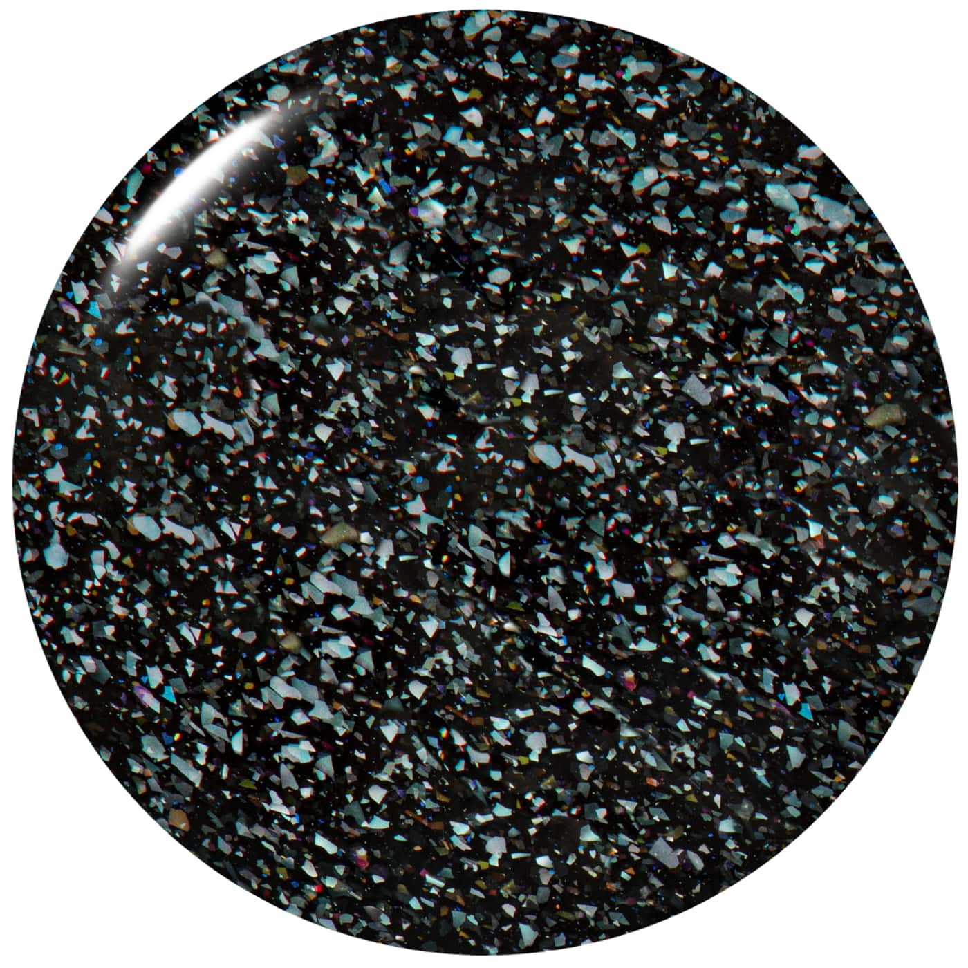 OPI Wicked Deflying Gravity - black nail polish with blue and silver glitter for a dramatic and enchanting manicure