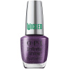 OPI Wicked Head Shiztress - Purple nail polish with shimmer Deep purple nail polish with gold shimmer from OPI Wicked series, perfect for a bold, mysterious, and enchanting look.