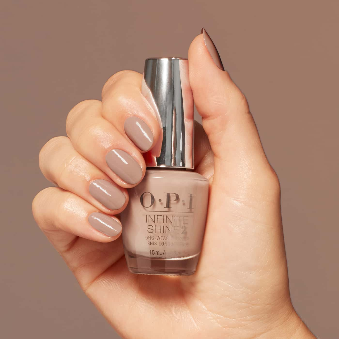 OPI-Infinite-Shine-Your-Way-Basic-Baddie | Creamy Tan Long-Lasting Nail Polish