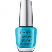 OPI Infinite Shine MillenniYUM – Turquoise Blue Nail Polish Nail polish in vibrant turquoise blue shade with subtle pearlescent shimmer – OPI Infinite Shine MillenniYUM, for a fresh and modern look.