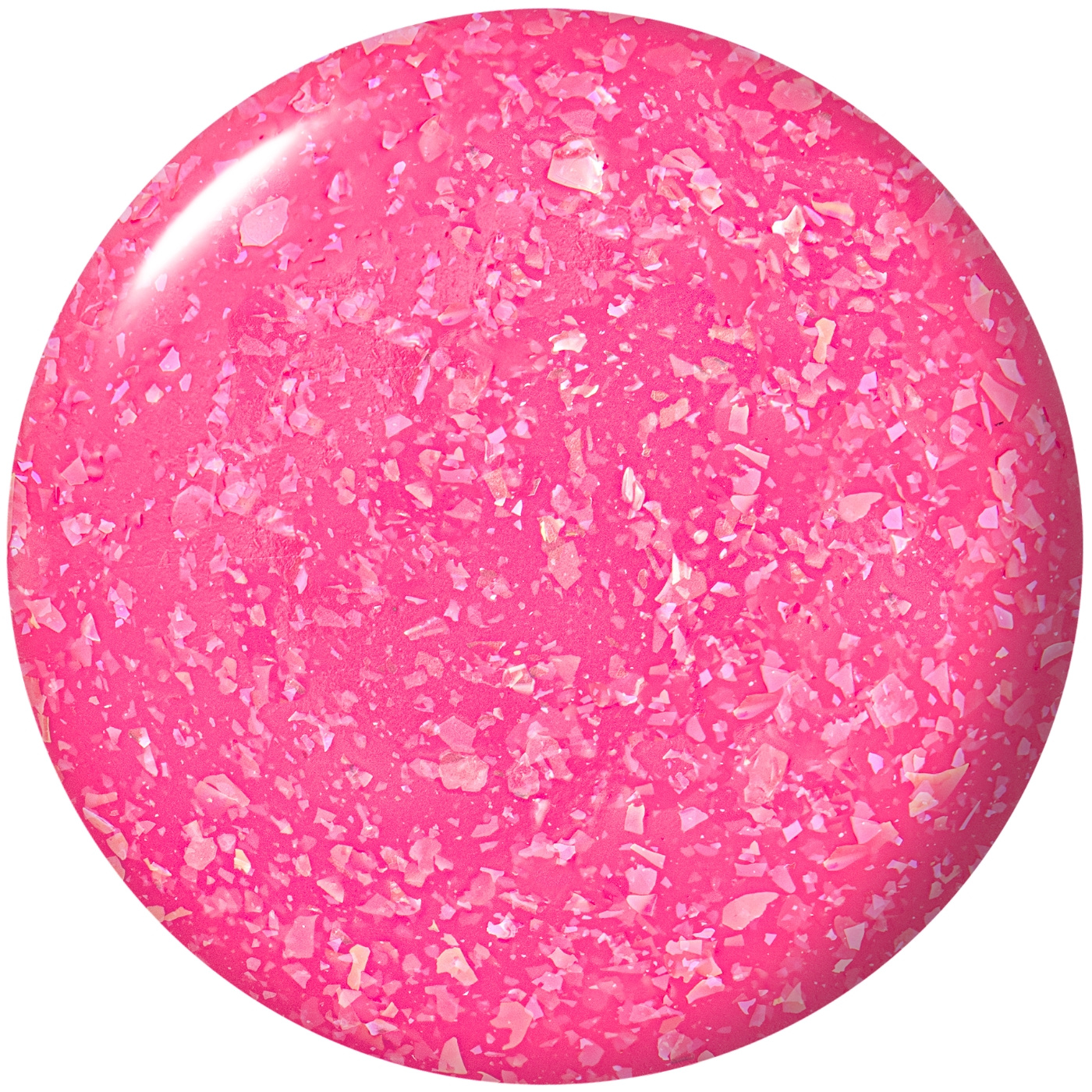 OPI IS Glossed in Your Thoughts - Pink nail polish with sparkling shimmer for a playful and bold look