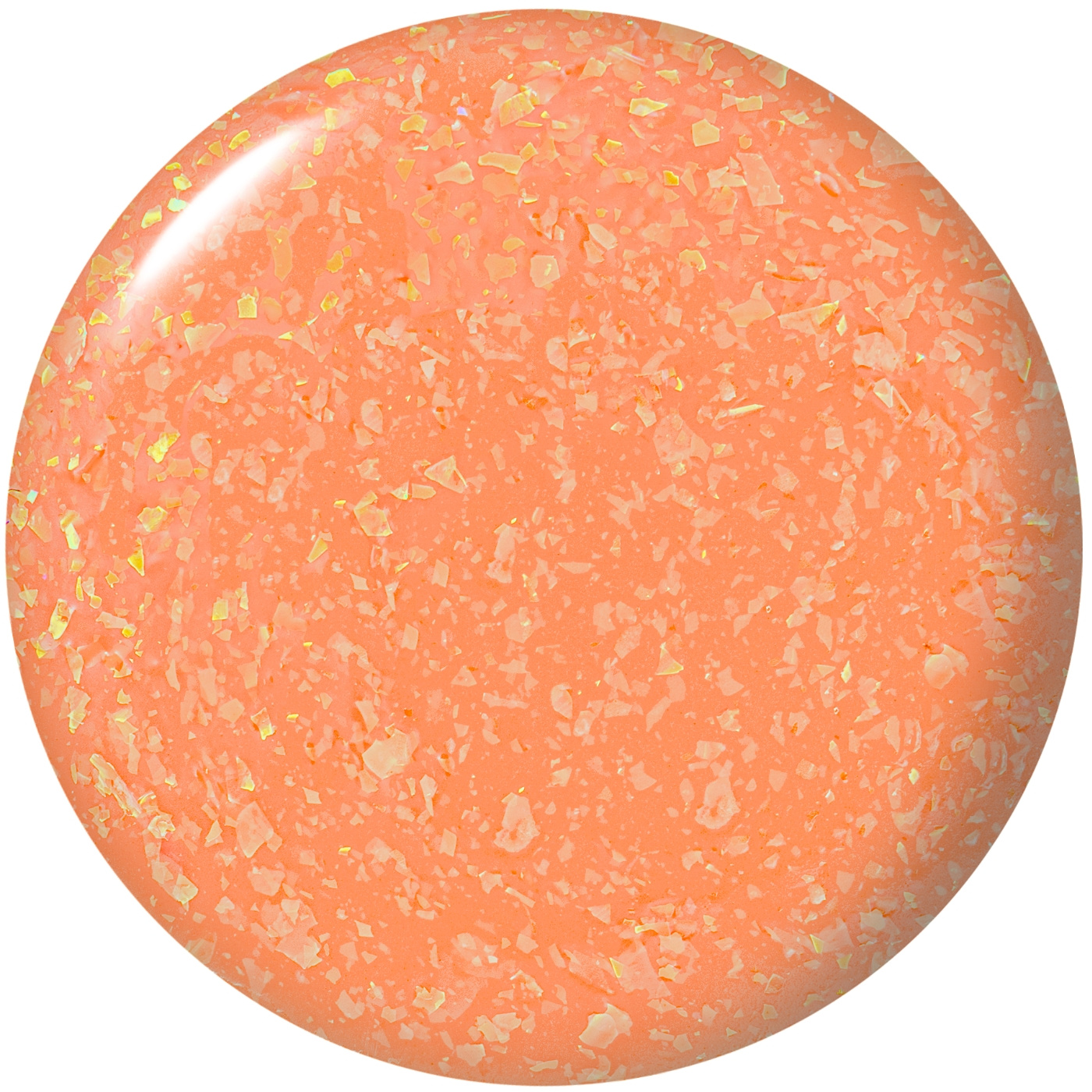 OPI IS Dreamsicle - Orange nail polish with golden glitter for a vibrant and energetic manicure