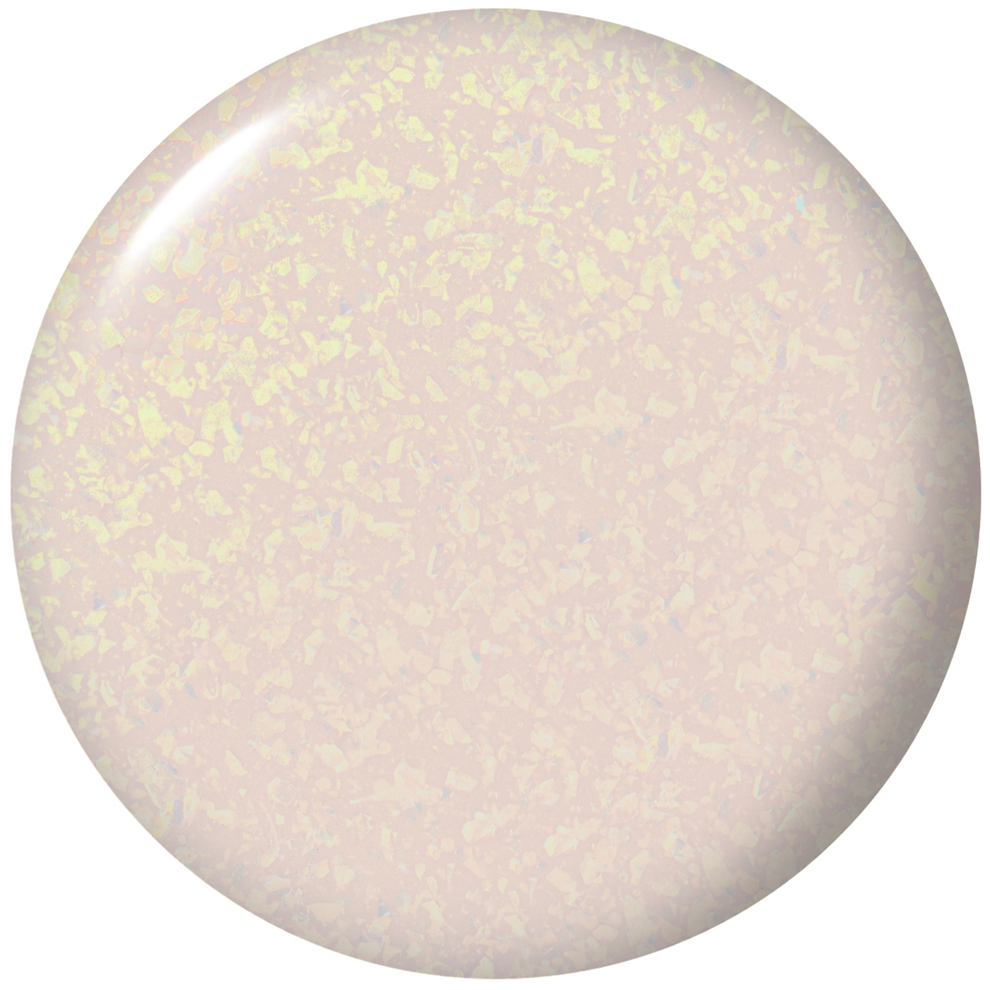 OPI IS From Dusk to Salon - White-gray nail polish with golden shimmer for an elegant and timeless manicure