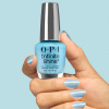 OPI IS Living the Fanta-sea - Blue glitter polish OPI IS Living the Fanta-sea - Blue nail polish with silver glitter for a sparkling and modern manicure