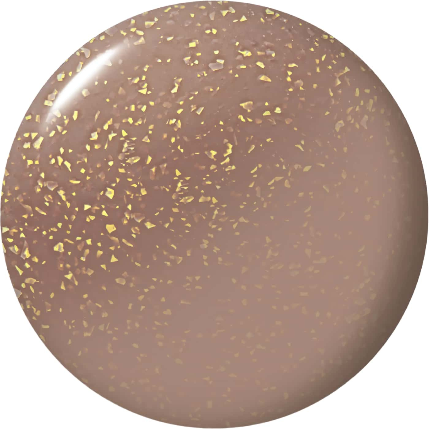 OPI Infinite Shine Track Suited Cutie nail polish taupe with golden shimmer for elegant on-trend look