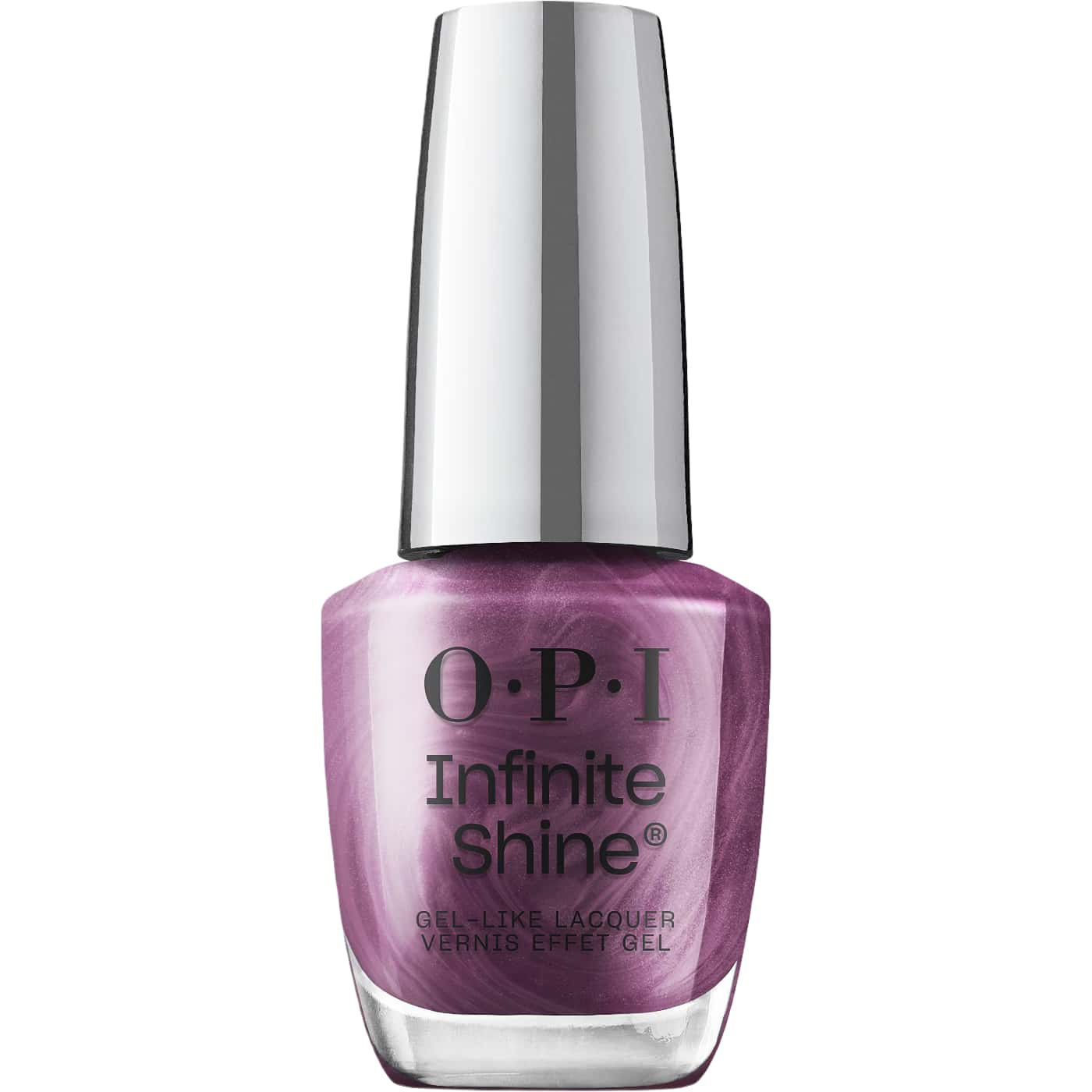 OPI Infinite Shine My Berry Janes nail polish – berry purple shade with pearlescent shimmer and elegant shine