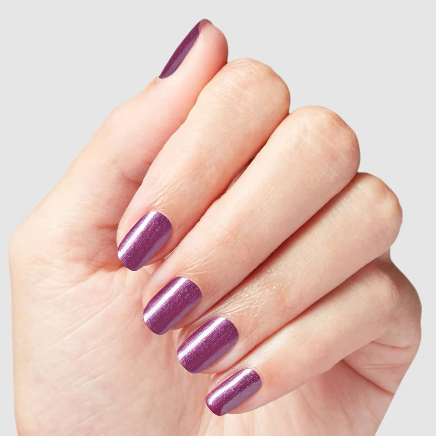 OPI Infinite Shine My Berry Janes nail polish – berry purple shade with pearlescent shimmer and elegant shine