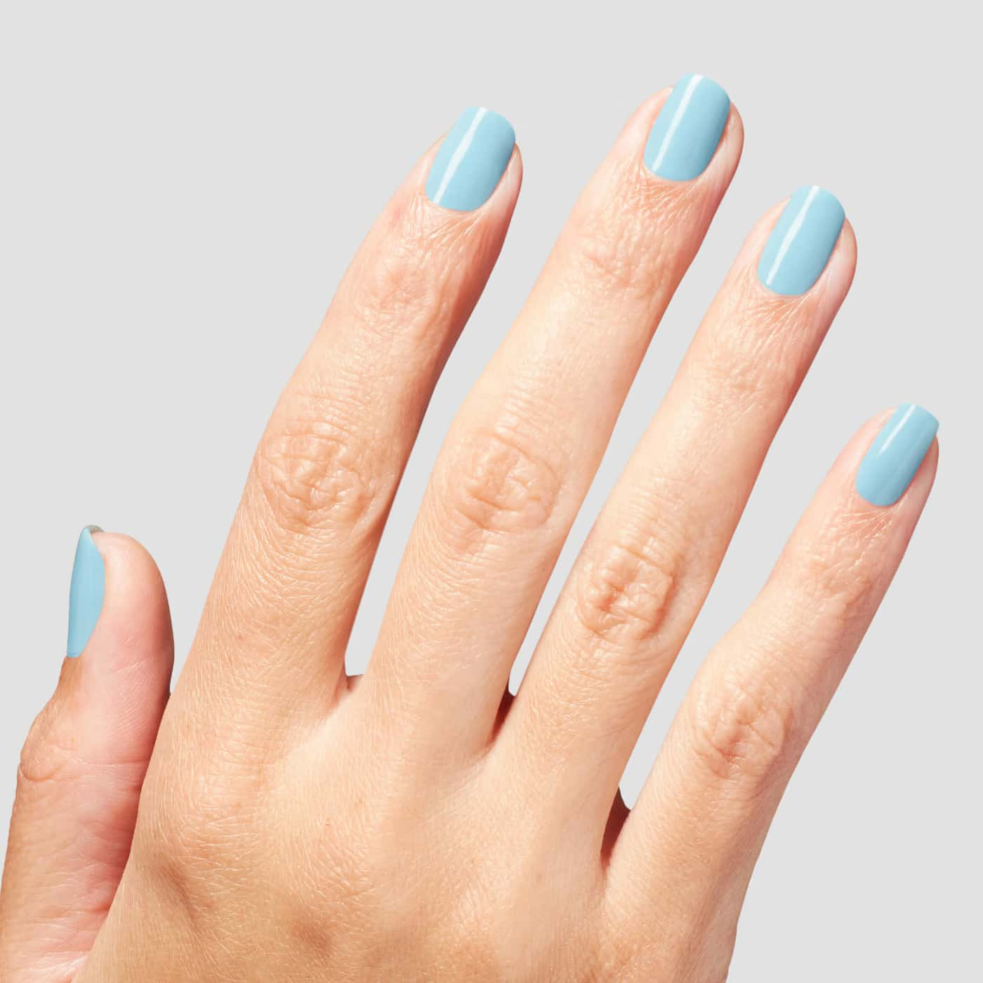 OPI Infinite Shine Totally Tu-blue-ar nail polish | Turquoise blue with soft gray undertone and fresh finish