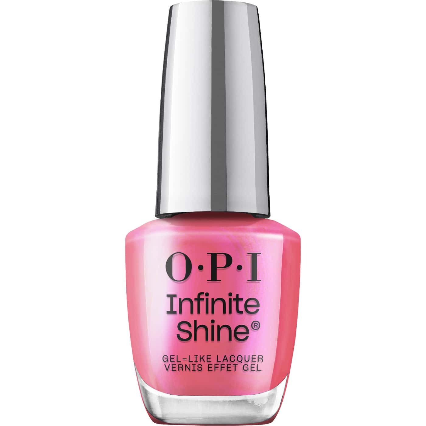 pink nail polish opi infinite shine pearlescent finish