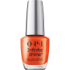 Shock Em Orange – red-orange shimmer orange nail polish opi infinite shine shock em orange shimmer