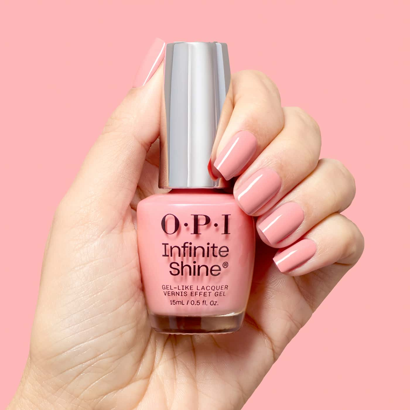 soft pink opi infinite shine still going strong nail polish with creme finish
