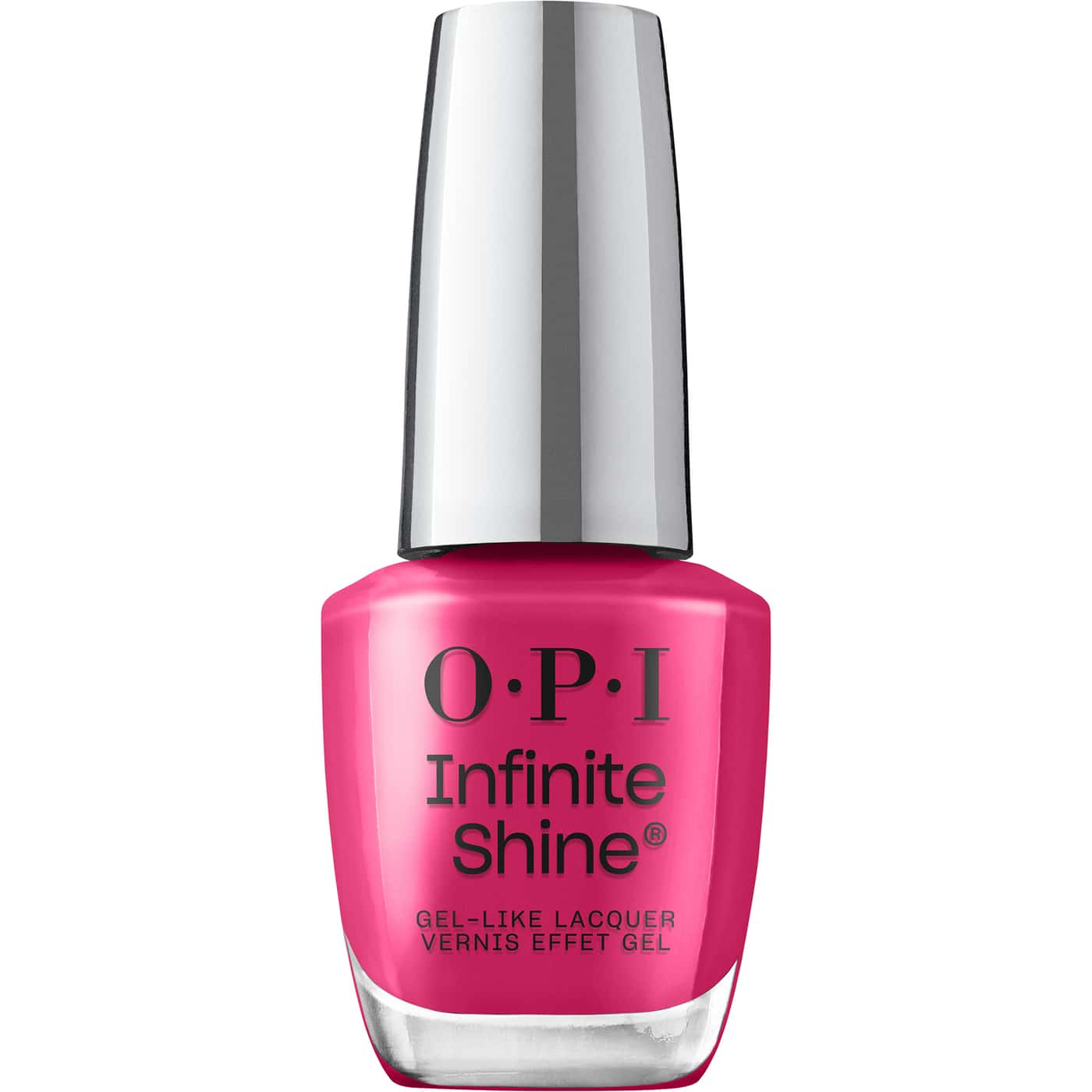 berry pink opi infinite shine koala bear-y nail polish with creme finish