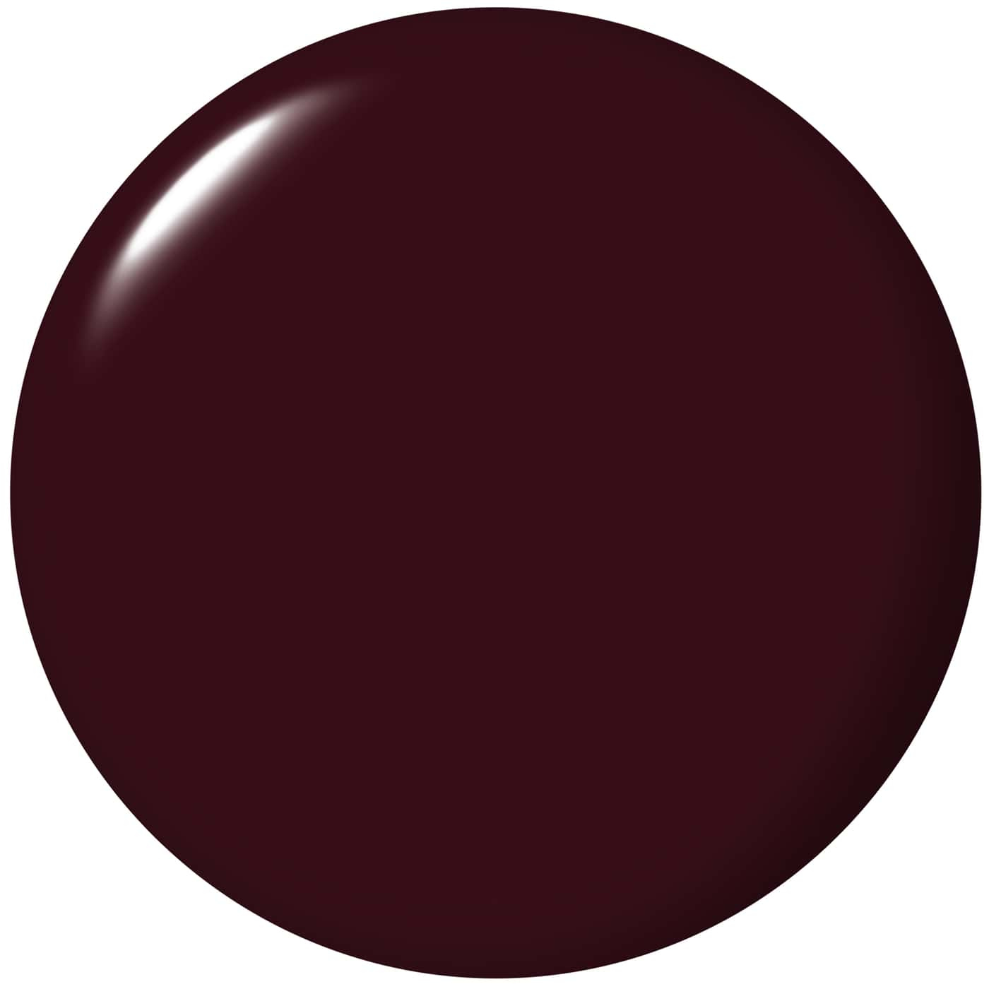 dark burgundy opi infinite shine mrs. o’leary’s bbq nail polish with creme finish