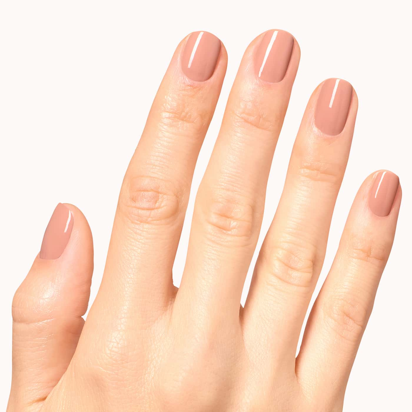 pink-beige opi infinite shine boots in barcelona nail polish with creme finish
