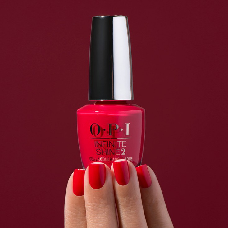 OPI Infinite Shine Coca-Cola Red