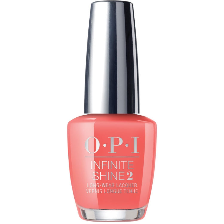 OPI Infinite Shine Neon Orange You a Rock Star?