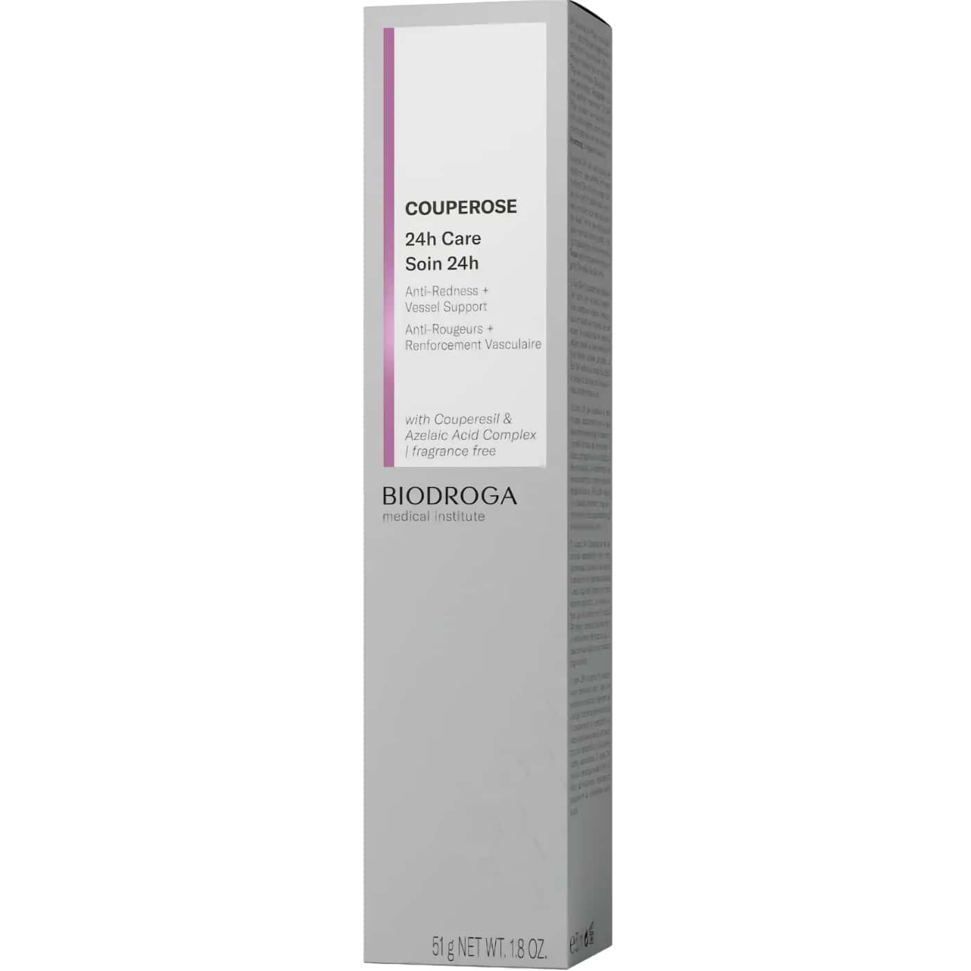 Biodroga Couperose 24h Care for hypersensitive skin - soothes redness and strengthens skin barrier
