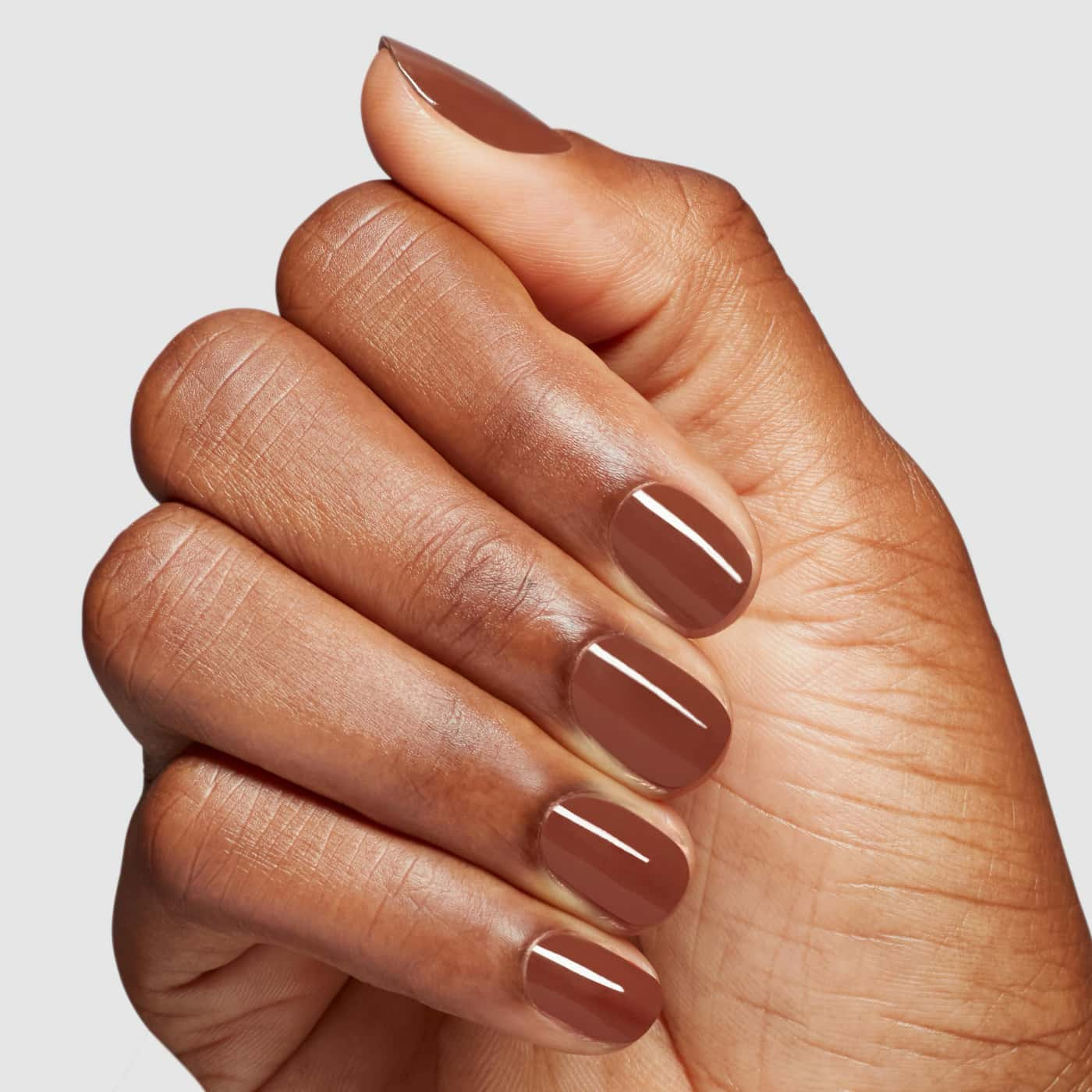 OPI Slip Dressed Up – reddish brown nail polish with warm tone, ideal for fall, daily wear and elegant occasions