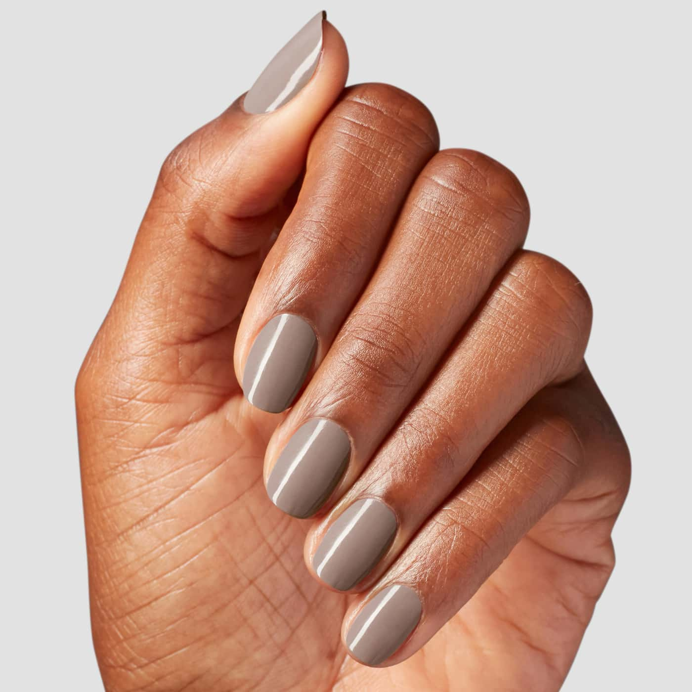 OPI Crimp and Proper – taupe nail polish with beige-grey tone for a natural and sophisticated everyday style