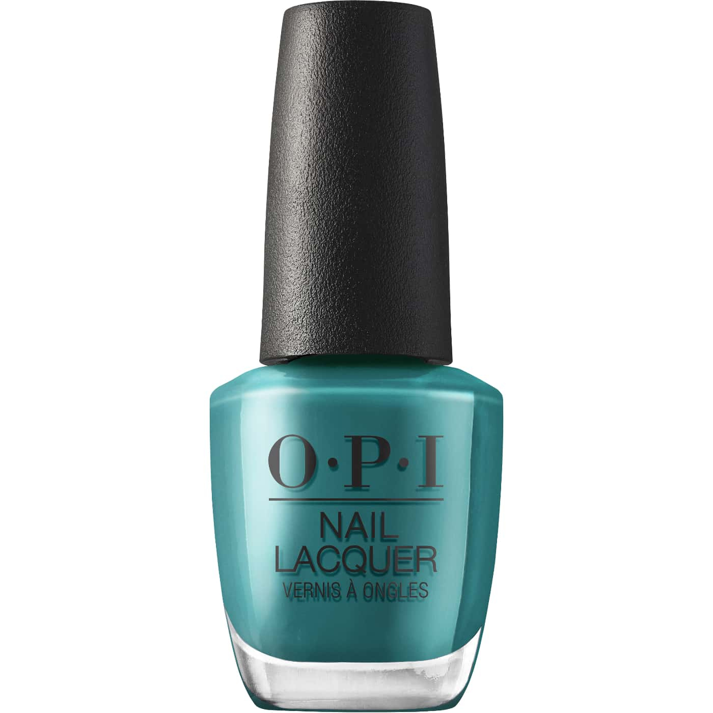 OPI What’s Your Mani-tude? Baby Tee-l – deep teal blue nail polish shade with a modern fresh vibe
