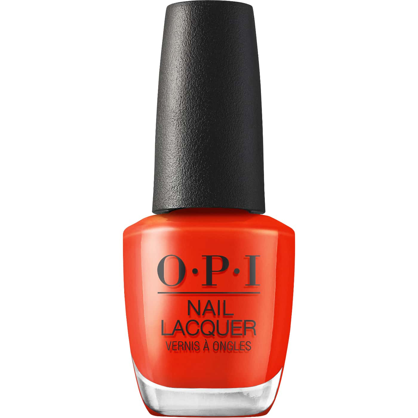 OPI Totally Red-ical – bold red nail polish radiating energy, passion and timeless elegance for any occasion