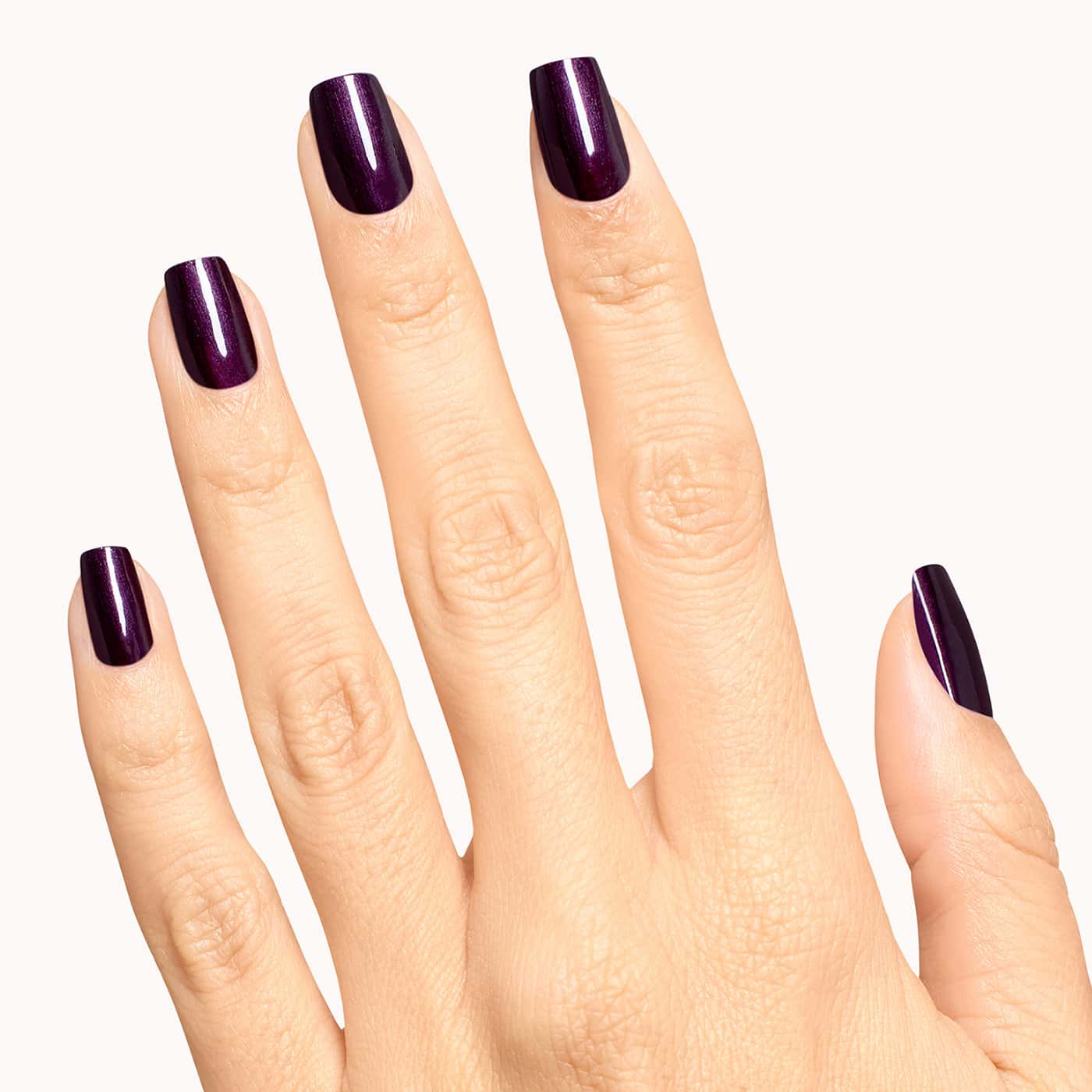 opi most requested lincoln park at midnight nail polish in deep aubergine purple with subtle shimmer and a glossy finish