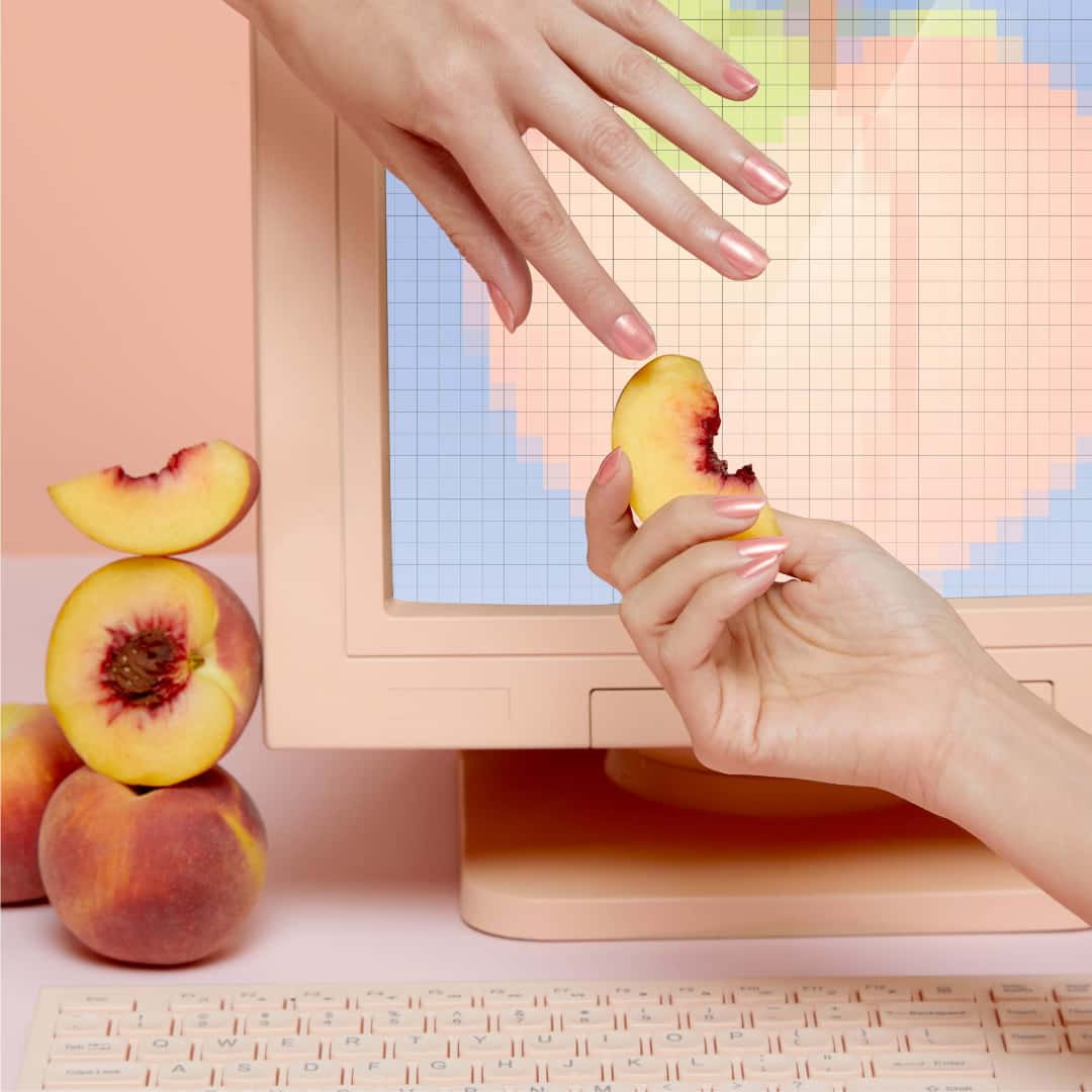 OPI-Me, Myself, and OPI-Data Peach-Nail Polish