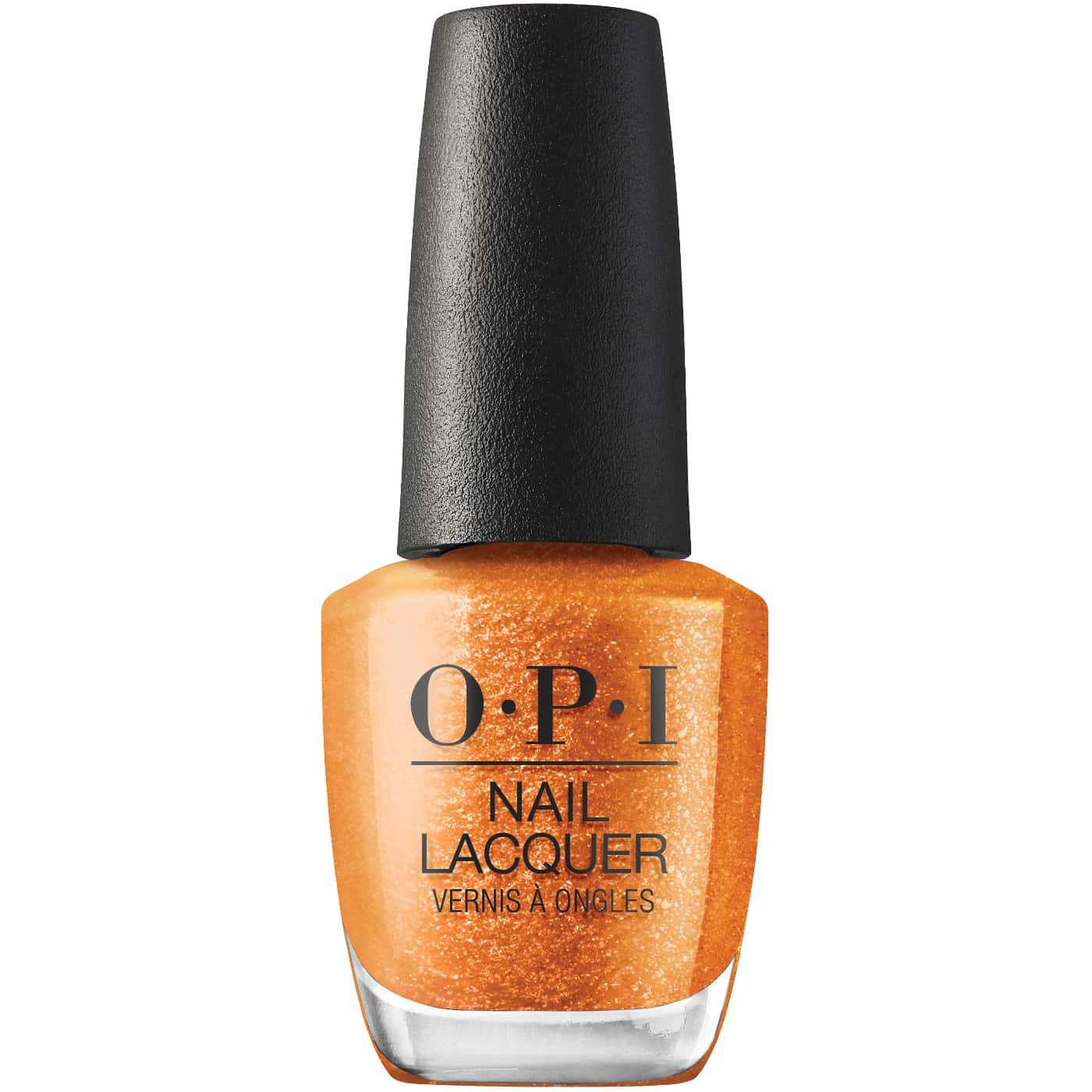 Orange-gold-shimmer-nail-polish | Sunset-effect | OPI gLITter