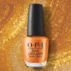 OPI gLITter Nail Polish | Orange Base with Gold Shimmer | Sunset Glow Orange-gold-shimmer-nail-polish | Sunset-effect | OPI gLITter