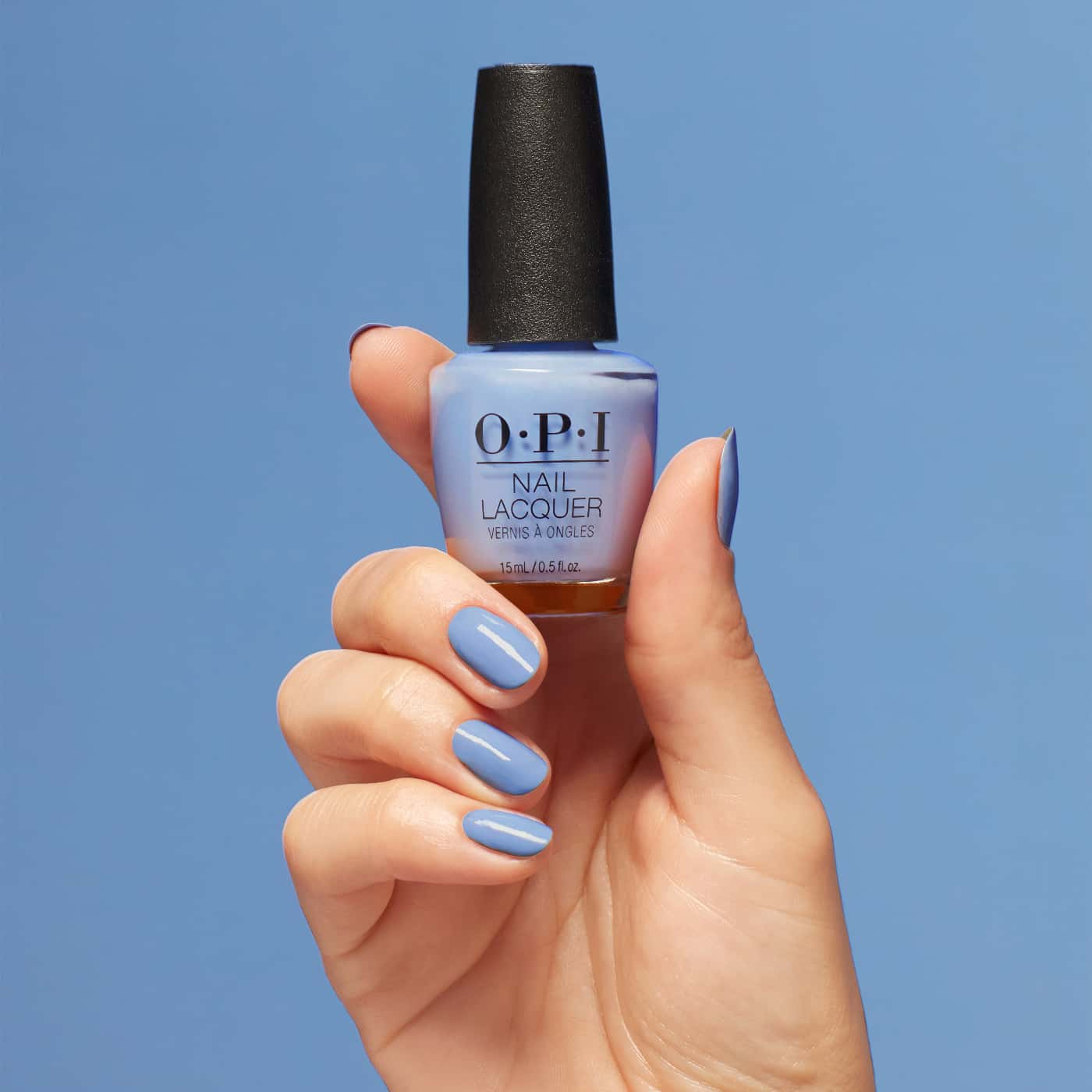 Bright Blue OPI Cream Nail Polish | Classic Clean Look | Verified Collection